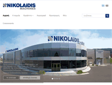 Tablet Screenshot of nikolaidis-machines.gr